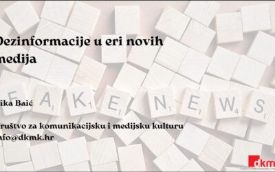 Dani medijske pismenosti – Dezinformacije u eri novih medija