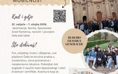 Natječaj za mobilnost učenika i nastavnika u Španjolsku u okviru Erasmus+ Programa KA1